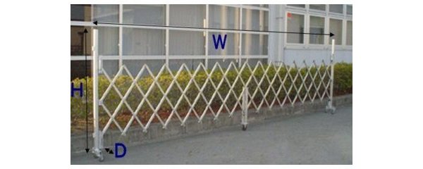 アルミ製　伸縮式門扉