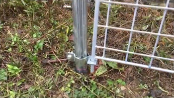 金網門扉（軽量）片開の商品画像